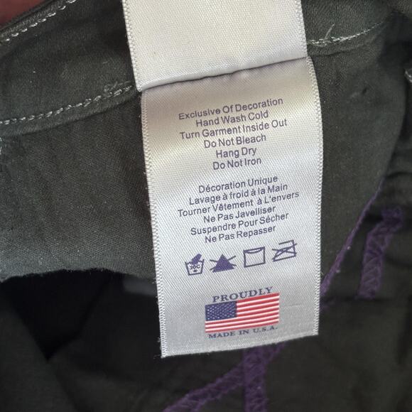 NYDJ Jeans 10 Forest Green Waxed Coated Fringe Boho Festival Lift Tuck Turquoise - Picture 12 of 14